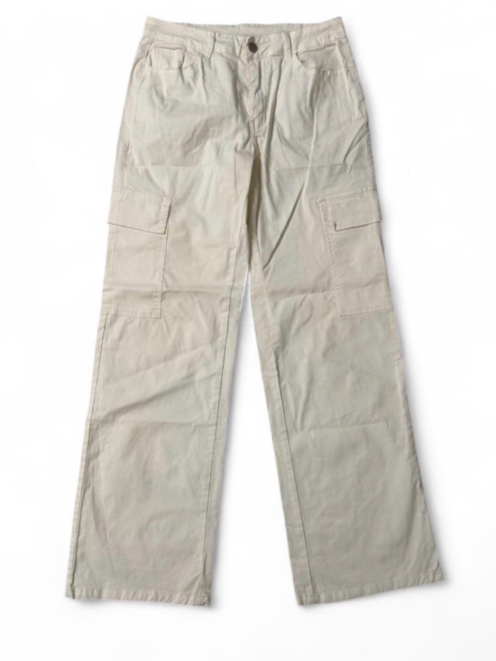 Men's Cargo Pants in Light Beige - Classic Utility Style